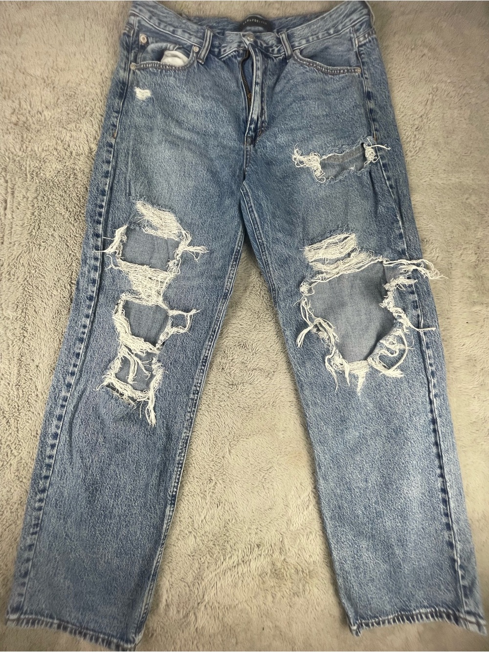 Aeropostale denim jeans with ripped details #distressed #denim size 12